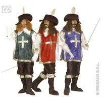 M Mens Musketeer Costume Outfit for 16th 17th Century Cavalier Fancy Dress Male UK 40-42 Chest