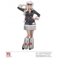 M Ladies Womens Nikita Costume Outfit for Russian Fancy Dress Female UK 10-12