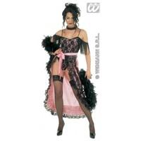 m ladies womens moulin rouge costume for bulesque can saloon fancy dre ...