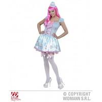 M Ladies Womens Candy Girl Costume Outfit for 50s Fancy Dress Female UK 10-12