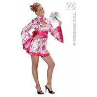 M Ladies Womens Geisha Costume Outfit for Oriental Fancy Dress Female UK 10-12