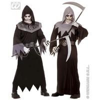 M Mens Skull Fighter Costume for Grim Reaper Death Halloween Fancy Dress Male UK 40-42 Chest