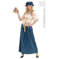 M Ladies Womens Renaissance Tavern Wench Costume Outfit for Middle Ages Medieval Fancy Dress Female UK 10-12