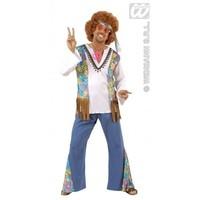m mens woodstock hippie man costume outfit for 60s 70s fancy dress mal ...