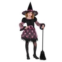 M Girls Darling Witch Costume for Halloween Fancy Dress Outfit
