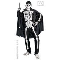 M Mens Opera Skeleton Costume for Halloween Fancy Dress Male UK 40-42 Chest