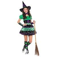 M Teen Wicked Cool Witch Costume for Halloween Fancy Dress Outfit