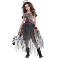 M Teen Prombie Queen Costume for Zombie Fancy Dress Outfit