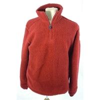 m s blue harbour size medium 40 chest flame red casualoutdoor chunky p ...