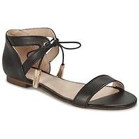 m moustache juliette womens sandals in black