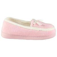 M Collection Button Towel Slippers Ladies