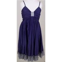 M Butterfly: Size S: Purple calf length dress