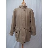 M & S - Size: 14 Petite - Beige - Casual jacket / coat