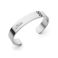 M. Schumacher Chequered Flag Cuff Bangle Size 1