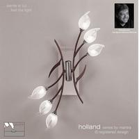 M0124/S Holland 6 Light Chrome Switched Wall Lamp