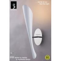 M0923/S Pop Low Energy 1 Lt Gloss White Switched Wall Lamp