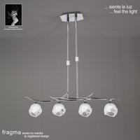 m0810pc fragma 4 light polished chrome semi flush pendant