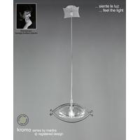 m0899pc kromo chrome 1 light halogen ceiling pendant