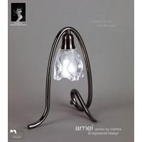M0629BC Amel Halogen 1 Light Black Chrome Table Lamp