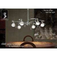 m0079pc dali 8 light polished chrome chandelier