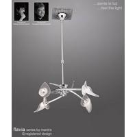 M0302PC Flavia 4 Light Chrome Modern Ceiling Pendant