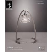 M0030 Keops 1 Light Satin Nickel Halogen Table Lamp