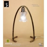 M0615AB Alaska Halogen 1 Light Antique Brass Table Lamp