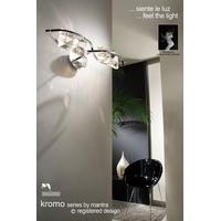 M0893PC/S Kromo Chrome 2 Light Switched Wall Lamp