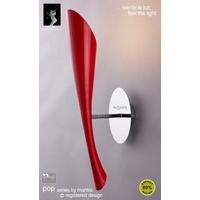 M0913/S Pop Low Energy 1 Lt Gloss Red Switched Wall Lamp