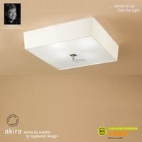 m0785ab akira antique brass 4lt flush with cream shade