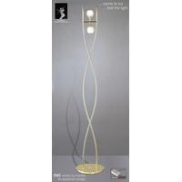 M0101PB Dali 2 Light Polished Brass Floor Lamp