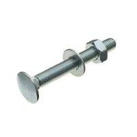 M10 Cup Square Bolt (L) 80mm (Dia) 10mm Pack of 5