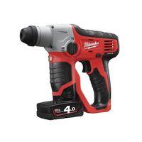 M12 H-402C Compact Cordless SDS 2 Mode Hammer 12 Volt 2 x 4.0Ah Li-Ion