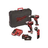 M18 BPP2H-413C Twin Pack 2 x 18 Volt 4.0Ah/1 x 12 Volt 1.5Ah Li-Ion