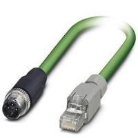 m12 rj49 networks cable cat 5 cat 5e sfutp 3 m green flame retardant p ...