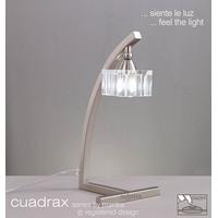 M2365PC Cuadrax 1 Light Polished Chrome Table Lamp