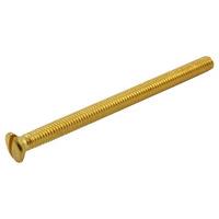 M3.5x50 Brass Raised CSK Screw