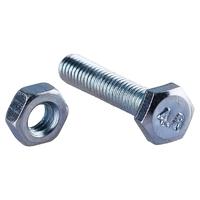 m4 x 20mm 14 piece hex bolt with m4 nut