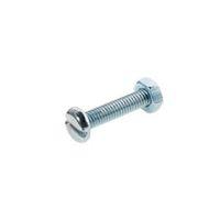 M4 Machine Screw (L) 20mm (Dia) 4mm Pack of 10