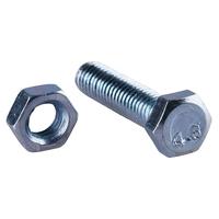 m5 x 20mm 12 piece hex bolt with m5 nut