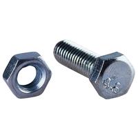 M5 x 15mm 12 Piece Hex Bolt With M5 Nut