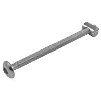 m6x100 zinc plated furniture bolt and dowel nut