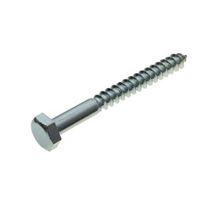 m6 coach screw l 63mm dia 6mm pack of 10