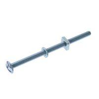 M6 Roofing Bolt (L) 100mm (Dia) 6mm Pack of 10