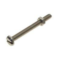 M6 Machine Screw (L) 60mm (Dia) 6mm Pack of 10