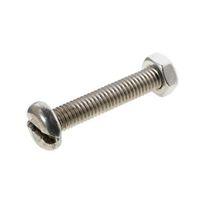 M6 Machine Screw (L) 35mm (Dia) 6mm Pack of 10