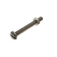 M6 Machine Screw (L) 50mm (Dia) 6mm Pack of 10