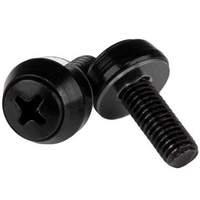 M6 X 12mm - Mounting Screws - 50 Pack Black