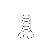 M8x50mm countersink socket machine screw