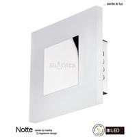 M8122 Notte LED 1 Light Recessed Wall/Ceiling Light Chrome